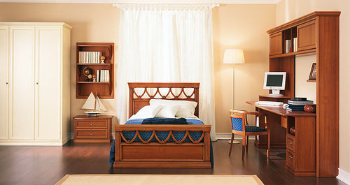 Einpersonenbett - PITTI + PITTI CHARM - Homes - klassisch / Holz