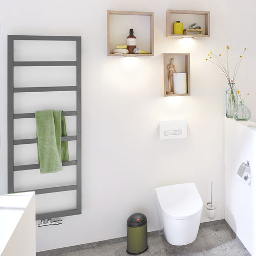 Heißwasser-Badheizkörper - HTB - CHRISTESEN GmbH - elektrisch / minimalistisches Design / Stahl
