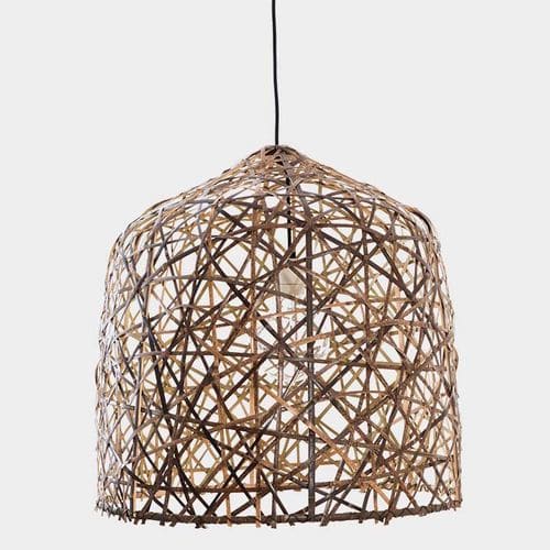 Hängelampe - BLACK BIRD’S NEST - AY ILLUMINATE - Bambus / modern / schnurlos