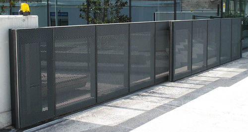 Schiebetor - Auroport GmbH - Metall / Platten / motorisiert