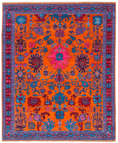 Orient-Teppich - AZER PULSE 138 - JAN KATH - Contemporary Rug Art - Motiv / Wolle / Seide