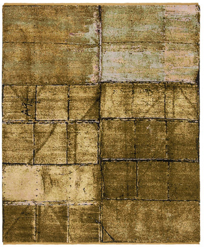 Moderner Teppich - BILLBOARD - JAN KATH - Contemporary Rug Art - Motiv / Wolle / Seide