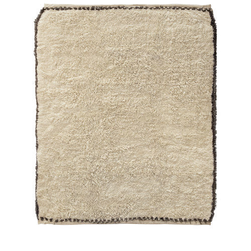 Moderner Teppich - BORDER - JAN KATH - Contemporary Rug Art - einfarbig / Wolle / rechteckig
