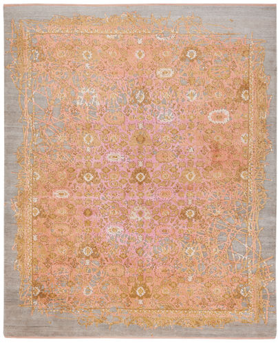 Moderner Teppich - BIDJAR ENJOY - JAN KATH - Contemporary Rug Art - Motiv / Wolle / Seide