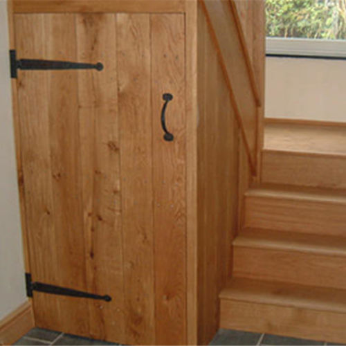 Tür für Innenbereich - CUPBOARD - Broadleaf Timber - Eiche / einflügelig / ohne Verglasung