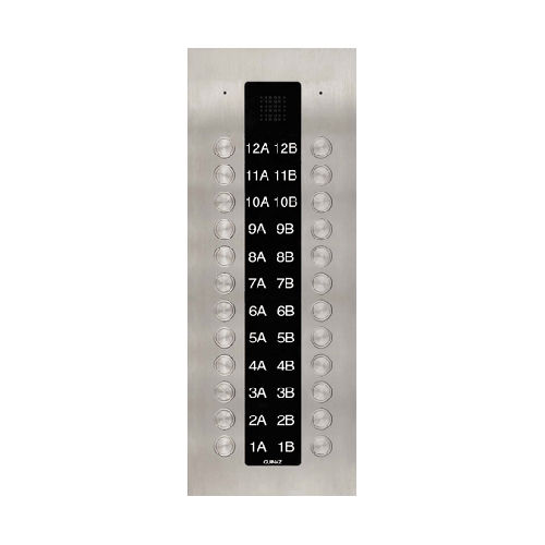 Edelstahl-Türstation - PDA124V - guinaz - Einbau / für Außenbereich / ohne Kamera