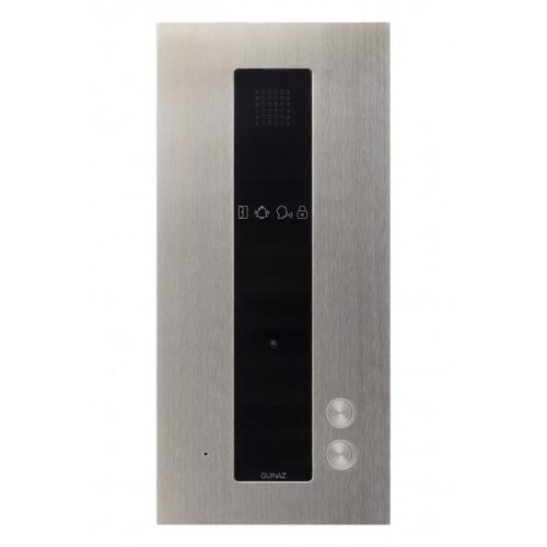Edelstahl-Türstation - PDV542SIPR - guinaz - Einbau / für Außenbereich / mit Touchscreen