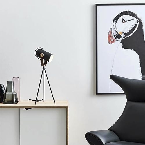 Tischlampe - CARRONADE - LE KLINT - Messing / Nussbaum / modern