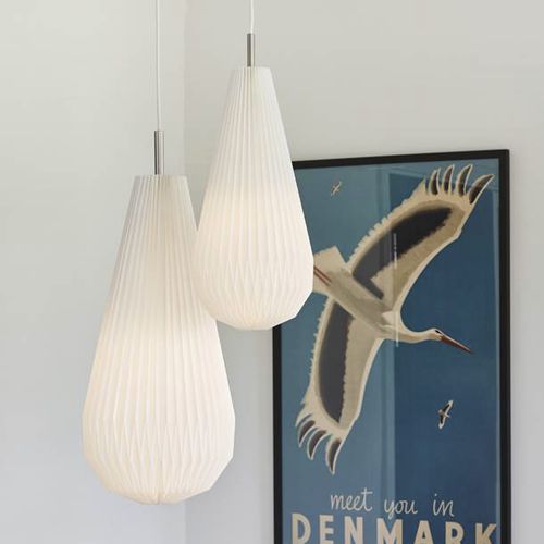 Hängelampe - COMET  - LE KLINT - Kunststoff / modern / mit Kabel