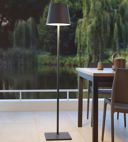 Bodenlampe - QUINT - MOREE - Aluminium / Aluminiumguss / modern