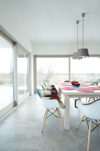 Hängeleuchte - ALICE 30/50 - MOREE - Filz / skandinavisches Design / weiß