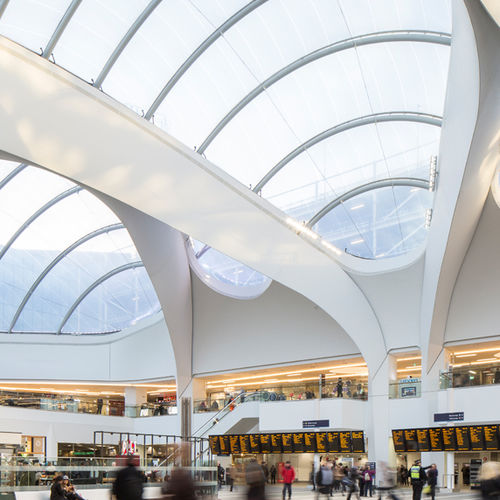 Metallprofil-Dachsystem - BIRMINGHAM NEW STREET - Vector Foiltec - Texlon® ETFE / für Gewerbegebrauch