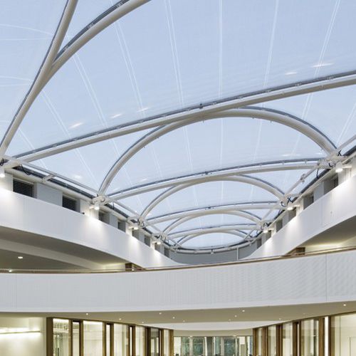 Metallprofil-Dachsystem - CFEL GEBÄUDE DER UNIVERSITÄT HAMBURG - Vector Foiltec - Texlon® ETFE / für Gewerbegebrauch