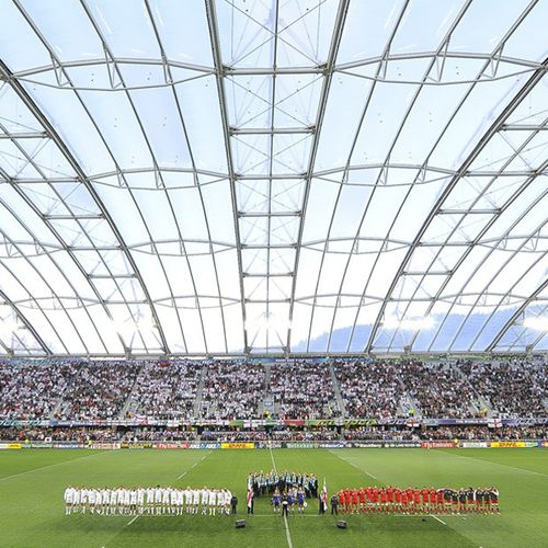 Metallprofil-Dachsystem - FORSYTH BARR STADIUM - Vector Foiltec - Texlon® ETFE / für Gewerbegebrauch