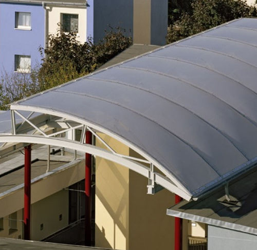 Gebogenes Dachsystem - GERDAURING 25 - Vector Foiltec - Metallprofil / Texlon® ETFE / für Gewerbegebrauch