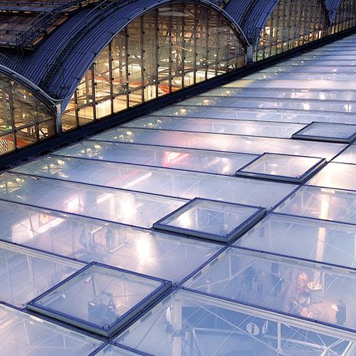 Metallprofil-Dachsystem - MANCHESTER PICCADILLY STATION, UK - Vector Foiltec - Texlon® ETFE / für Gewerbegebrauch