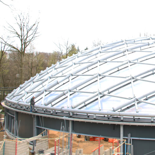Textilmembran / Texlon® ETFE - NEW MANGROVE HALL BURGERS’ ZOO, NETHERLANDS - Vector Foiltec - für Bedachungen / lichtdurchlässig