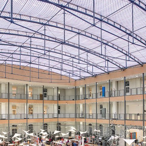 Textilmembran / Texlon® ETFE - PÔLE DES SAVOIRS, FRANCE - Vector Foiltec - für Bedachungen / lichtdurchlässig / gebogen