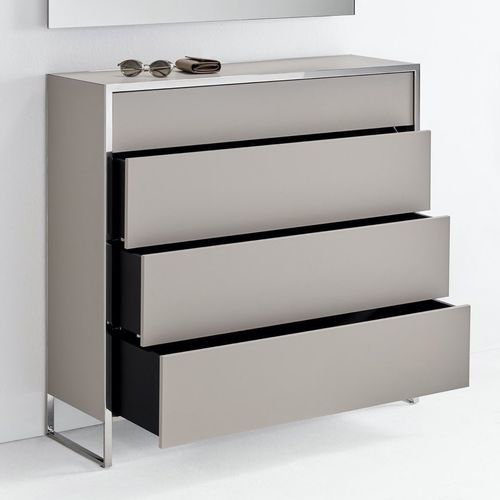 Moderne Kommode - Smart  - YOMEI - Holz / Metall / Leder