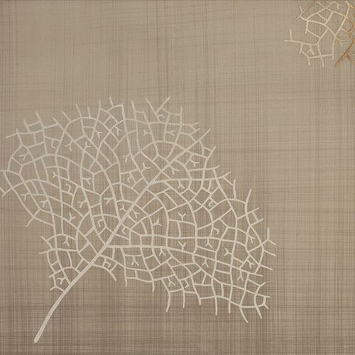 Moderne Tapete - KAREHA - Fromental - Seide / Motiv / handgefertigt