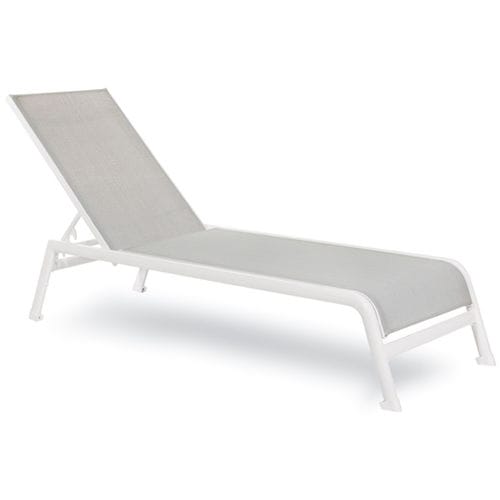Moderne Sonnenliege - Caraibi - Contral - abperlendes Gewebe / Aluminium / für Hotels