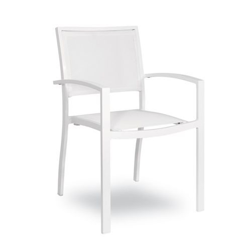 Moderner Esszimmerstuhl - Medi Tex Deluxe - Contral - für Außenbereich / abperlendes Gewebe / Batyline®