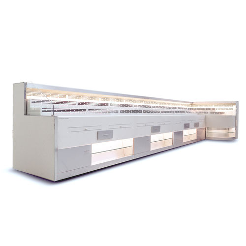 Verkaufskühlvitrine - ELFIN - CRIOCABIN S.p.A. - Stand / Insel / für Einzelhandel