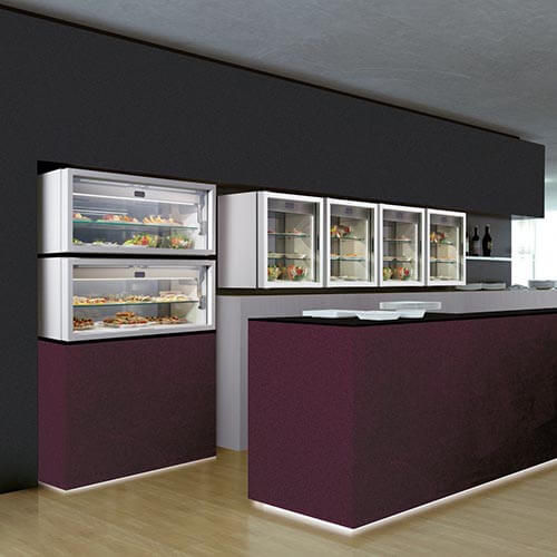 Kühlvitrine zum Aufstellen - Enofrigo - für Einzelhandel / mit Licht