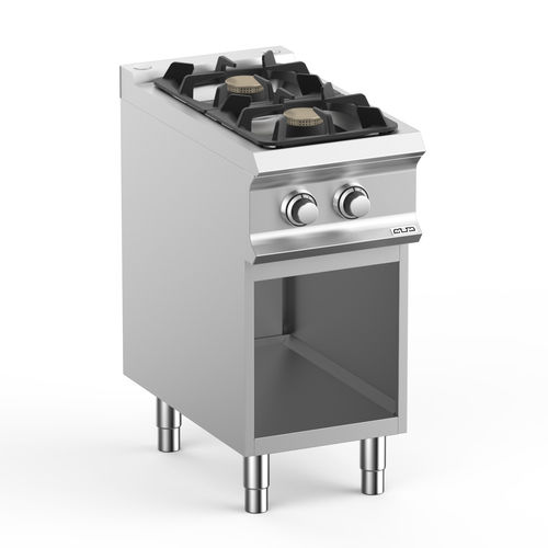 Gasherd - FB74AXS - mbm - Profi / mit 2 Kochfeldern / mit 1 Ofen