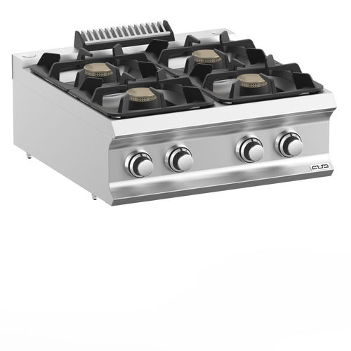 Gasherd - FB77TXL - mbm - Profi / mit 4 Kochfeldern / mit 1 Ofen
