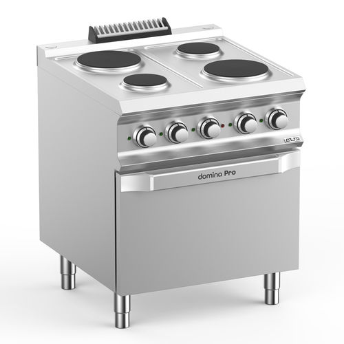 Elektrischer Herd - PR77FE - mbm - Profi / mit 4 Kochfeldern / mit 1 Ofen