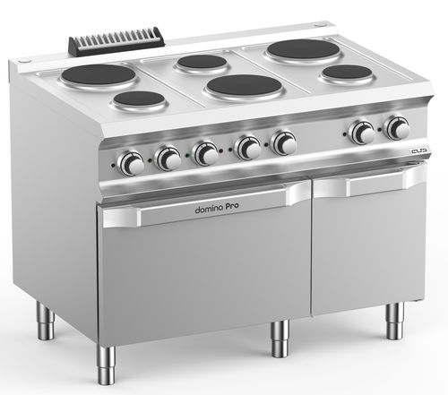 Elektrischer Herd - PR711FE - mbm - Profi / mit 6 Kochfeldern / mit 1 Ofen