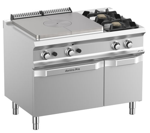 Gasherd - TPG711FG2XL - mbm - Profi / mit 2 Kochfeldern / mit 1 Ofen