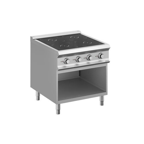 Induktionsherd - IN98A - mbm - Profi / mit 4 Kochfeldern / mit 1 Ofen