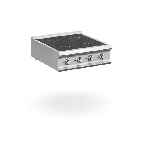 Induktionsherd - IN98T - mbm - Profi / mit 4 Kochfeldern / mit 1 Ofen