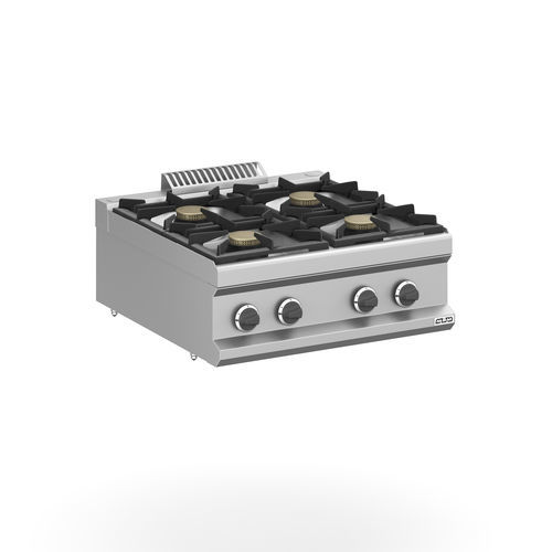 Gasherd - MFB77TXS - mbm - elektrisch / Profi / mit 4 Kochfeldern
