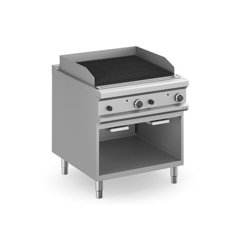 Holzkohlegrill - MPLG98A - mbm - bodenstehend / Profi / Edelstahl