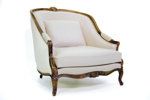Stilsessel - LA POMPADOUR XXL - DELAROUX  - Stoff / Bergère-Stil