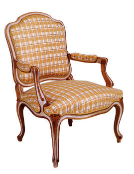 Sessel / Louis XIV - DELAROUX  - Stoff