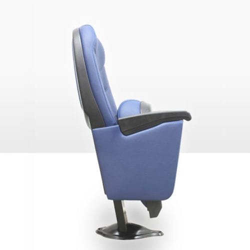 Kunststoff-Sitztribüne - BACO SPORT - ASCÉNDER - Kunstleder / gerade