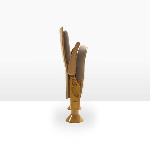 Moderner Auditoriumsessel - SPACE LUX - ASCÉNDER - Textil / Holz / klappbar