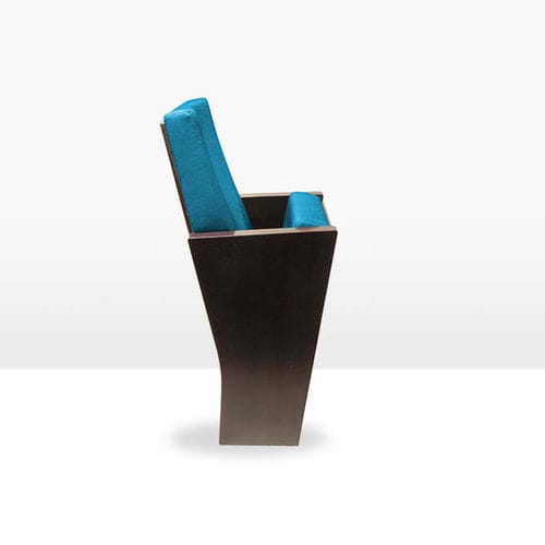 Moderner Auditoriumsessel - RIALTO-LEIDOR - ASCÉNDER - Textil / Holz / klappbar
