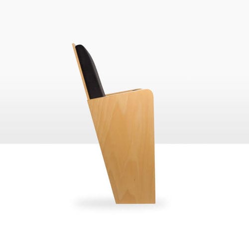 Moderner Auditoriumsessel - ELOISSE - ASCÉNDER - Textil / Holz / klappbar