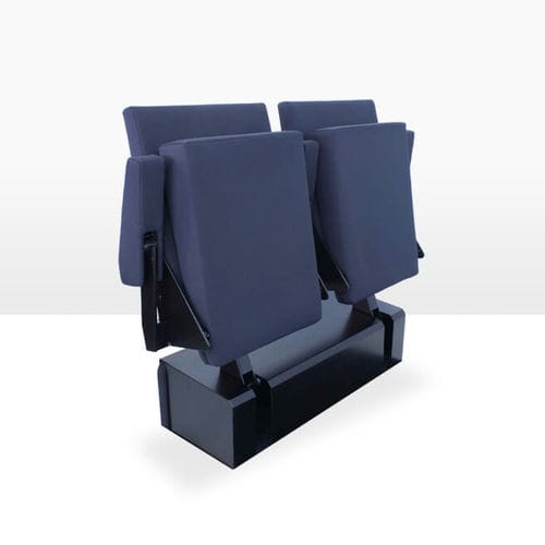 Moderner Auditoriumsessel - TIP - ASCÉNDER - Textil / Kunststoff / klappbar