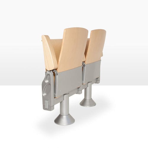 Moderner Hörsaalstuhl - SPACE - ASCÉNDER - für den Innenraum / Holz / Gestell aus Polypropylen