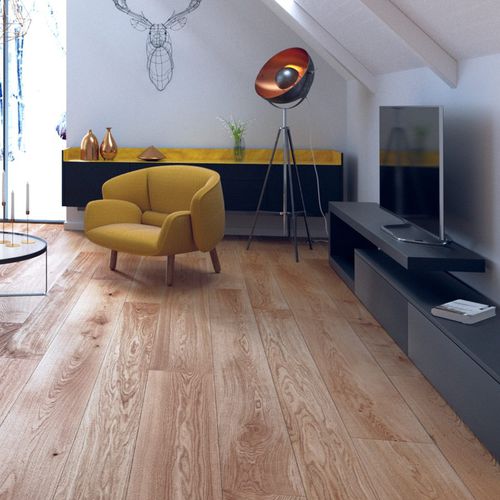 Mehrschichtparkett - VARVAGE - Bolefloor - massiv / Eiche / Birke