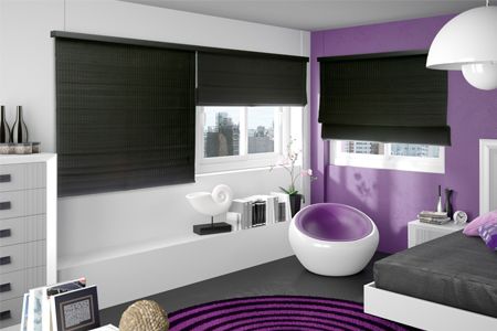 Raffrollojalousie - PINOLEUM : TEX - Luxmader - für Fenster / Holz