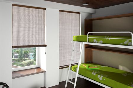 Jalousie für Fenster - PINOLEUM - Luxmader - Holz / mit Kettenauslösung