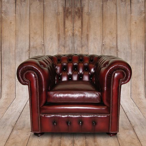 Chesterfield-Sessel - CLASSIC  - Kingsgate Furniture ltd - Leder / Massivholz / individuell gestaltbar