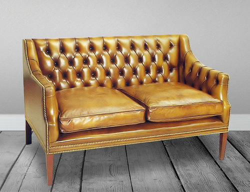 Chesterfield-Sofa - Boston  - Kingsgate Furniture ltd - Leder / mit Armlehnen / mit abnehmbarem Kissen